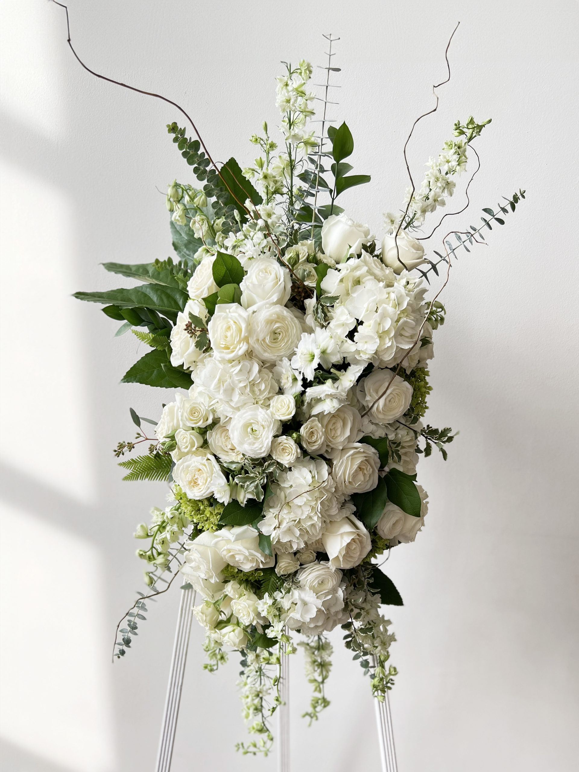 Pastel Floral Sympathy Standing Spray at From You Flowers
