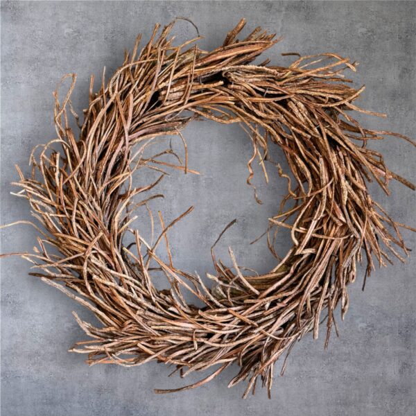 rattan willow wreath