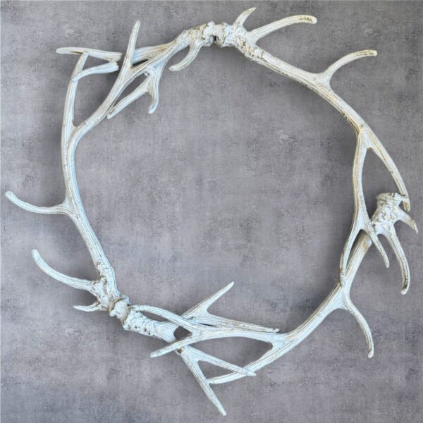 aluminum antler wreath