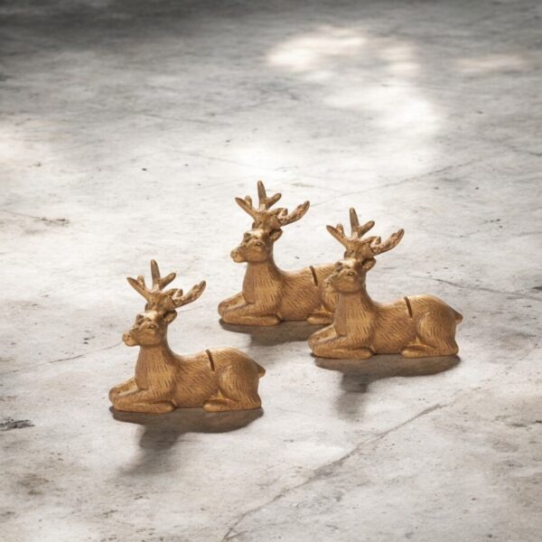 enchanted deer name card holder